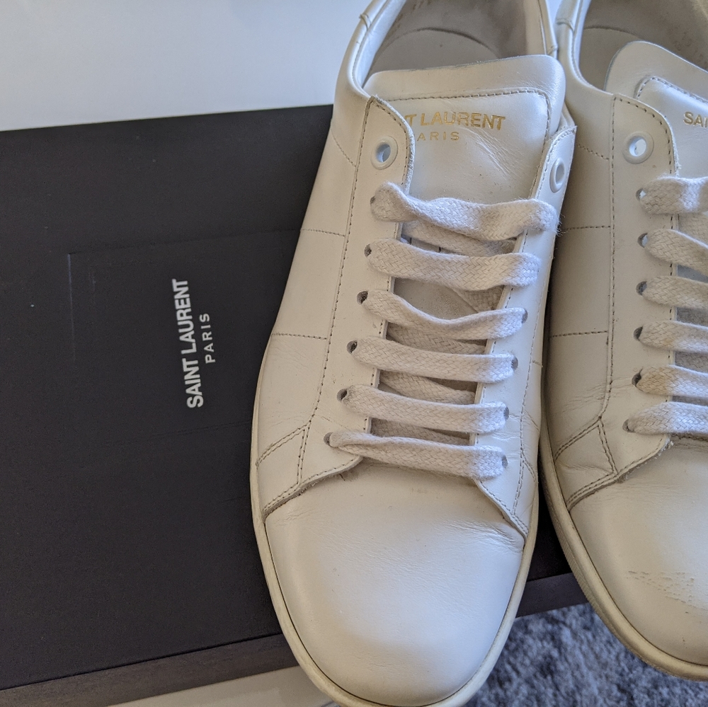 Saint Laurent White Sneakers (W)
